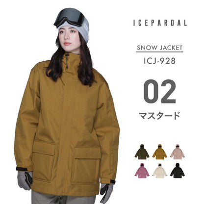 Mountain jacket snowboard wear ladies ICEPARDAL ICJ-821 