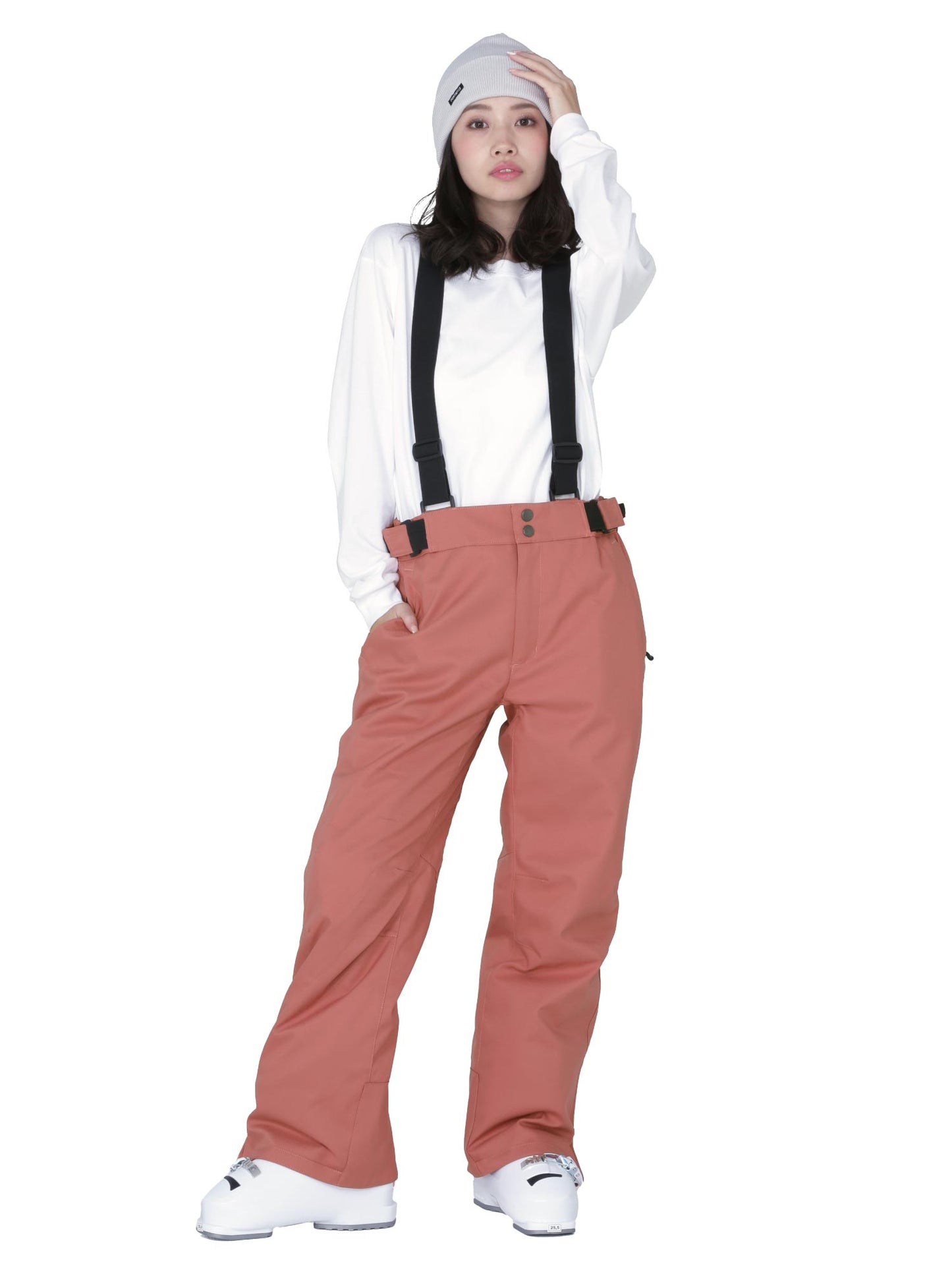 Ski pants with suspenders Snow wear ladies ICEPARDAL ICP-837W 