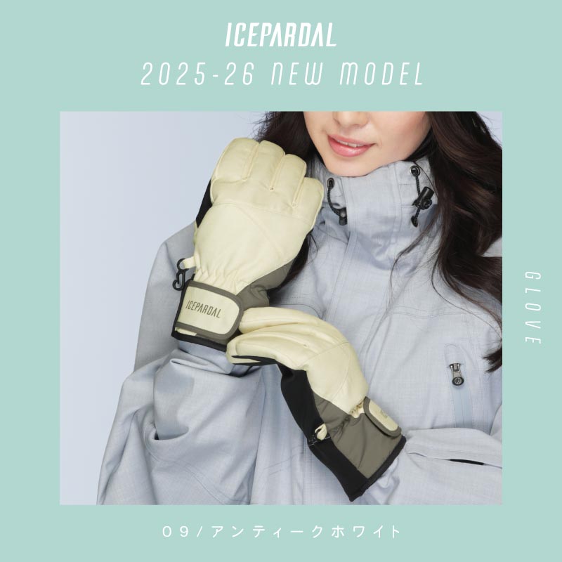 スノーボード グローブ レディース スノボ スキー スノー 手袋 5本指 防水 防寒 撥水 防風 ICEPARDAL/アイスパーダル IGB-86 [メール便対応]