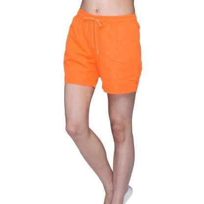 [クリアランスセール] 水陸両用 サーフパンツ レディース ミドル丈 水着 全20色 ショートパン ボードショーツ 体型カバー 大きいサイズ ラッシュガード UVカット ICEPARDAL IR-7700 メール便発送