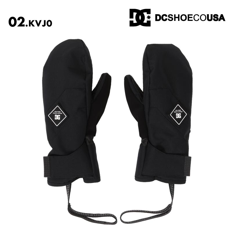 DC SHOES/ディーシー キッズ ジュニア ミトングローブ FRANCHISE YOUTH MITTEN 2024SNOW KGV243930 スノーボード スキー 防寒 手袋 防水 透湿 撥水 ベルクロタブ ゴーグル拭きパネル リーシュコード ジュニア 子供用 こども用 男の子用 女の子用