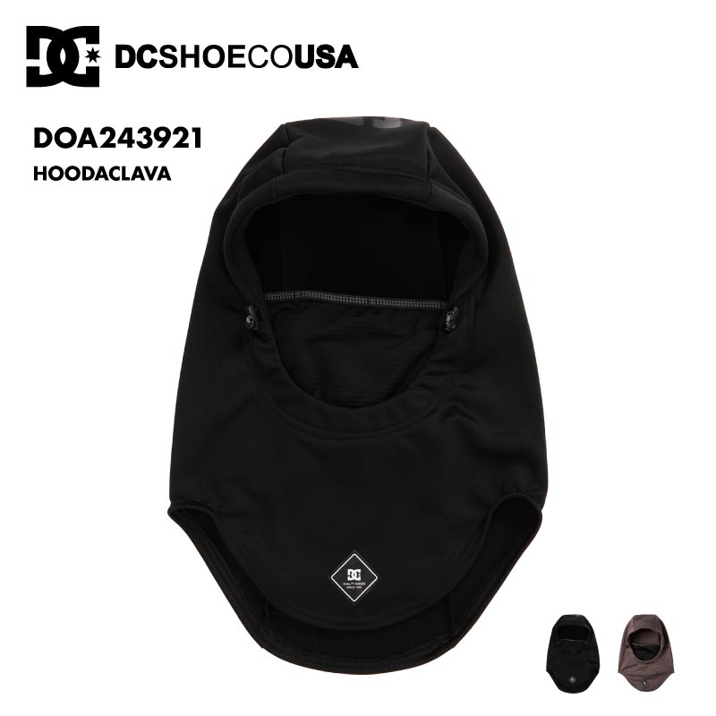 DC SHOES/ディーシー メンズ フードウォーマー HOODACLAVA 2024SNOW DOA243921 スノーボード スキー スノボ 防寒 首元 マウスカバー ボンディング素材 ドローコード ヘルメット対応 男性用【メール便発送 24FW-05】