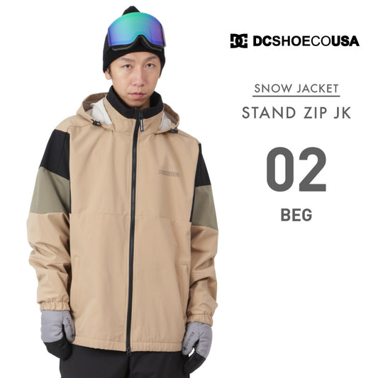 [クリアランスセール] 2月9日14時までSALE！スノーボードウェア メンズ ジャケット 22 DC SNOW STAND ZIP スノボウェア ジャケット 単品 スキーウェア スノー 防寒 DC SHOES/ディーシー DJK223903