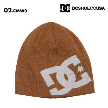 DC SHOES/ディーシー メンズ ニット帽 BIG STAR 2 2024 FALL DBE244222 ニットキャップ ビーニー 薄手 リブニット生地 秋冬 防寒 おしゃれ ロゴ 帽子 男性用【メール便発送 24FW-02】