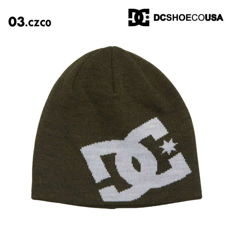 DC SHOES/ディーシー メンズ ニット帽 BIG STAR 2 2024 FALL DBE244222 ニットキャップ ビーニー 薄手 リブニット生地 秋冬 防寒 おしゃれ ロゴ 帽子 男性用【メール便発送 24FW-02】