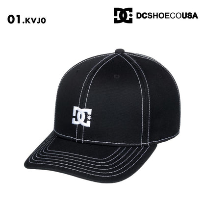 DC SHOES/ディーシー メンズ キャップ DC CAP STAR SNAPBACK 2025 SPRING DCP251219 帽子 ぼうし 紫外線対策 ベースボールキャップ サイズ調整 無地 シンプル ロゴ ブランド 正規品 男性用