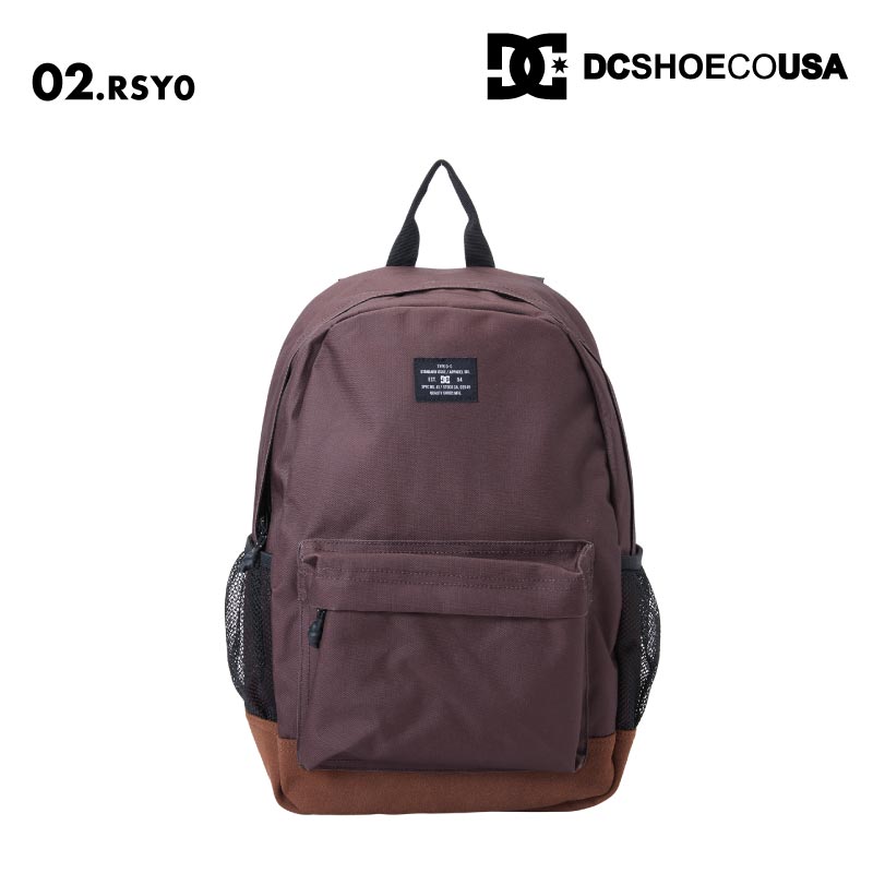 DC SHOES/ディーシー メンズ バックパック BACKSIDER CORE 4 2024 FALL DBP244206 リュック 鞄 かばん ザック 20L メッシュポケット ドリンクホルダー付き 通勤 通学 男性用