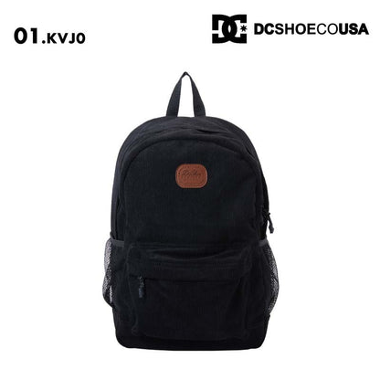 DC SHOES/ディーシー メンズ バックパック BACKSIDER CORD 2024 FALL DBP244208 リュック 鞄 かばん ザック 25L コーデュロイ 秋冬 メッシュポケット 通勤 通学