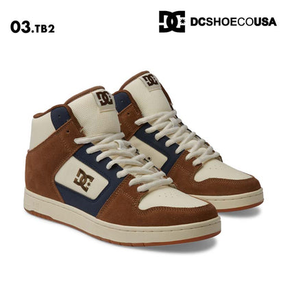 DC SHOES/ディーシー メンズ スケートボード シューズ MANTECA 4 HI 2024 FALL DM244006 靴 運動靴 耐摩耗 スニーカー クッション くつ スケシュー ハイカット ブランド 男性用