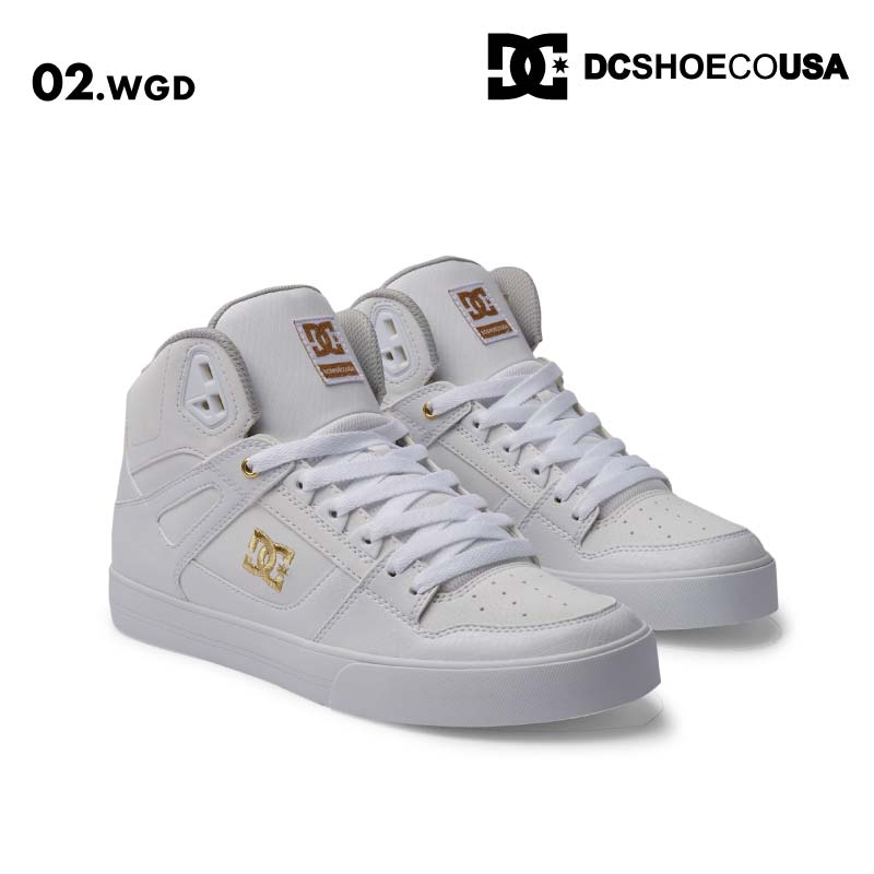 DC SHOES/ディーシー メンズ シューズ PURE HIGH-TOP WC SE SN 2024 FALL DM244020 靴 運動靴 通気性が高い 耐摩耗ラバー スニーカー ロゴ ブランド ハイカット くつ 男性用