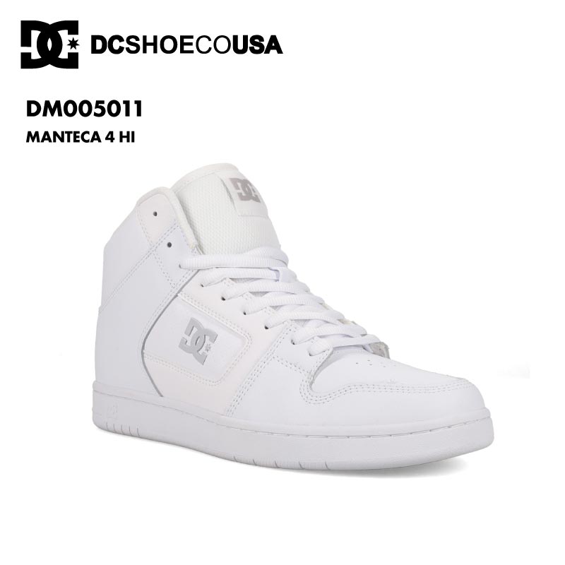 DC SHOES/ディーシー メンズ シューズ MANTECA 4 HI 2025 SPRING DM005011 スニーカー ハイカット 靴 運動靴 スケボーシューズ ブランド かっこいい ロゴ ブランド 正規品 男性用