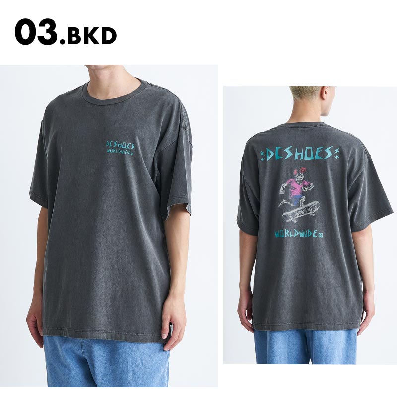 DC SHOES/ディーシー メンズ 半袖 Tシャツ 24 SKATE SKULL SS 2024 SUMMER DST242006 スケート スカル ビッグシルエットシルエット ビッグシルエット カットソー 大きめ 大きい ブランド 正規品 男性用【メール便発送 24SS-10】