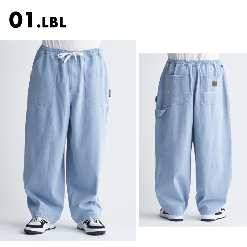 DC SHOES/ディーシー メンズ スケートボードパンツ 24 SUPER WIDE PAINTER PANT DPT241006 スーパーワイドシルエット ウエストゴム 大きめ 人気 ブランド おしゃれ ギフト プレゼント 男性用