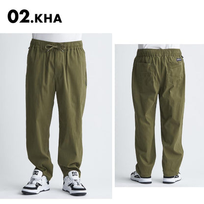 DC SHOES/ディーシー メンズ スケートボードパンツ 24 WIDE PANT SPRING 2024 DPT241007 ストレッチ氏 ワイドシルエット シンプル ウエストゴム 人気 ブランド おしゃれ ギフト プレゼント 男性用