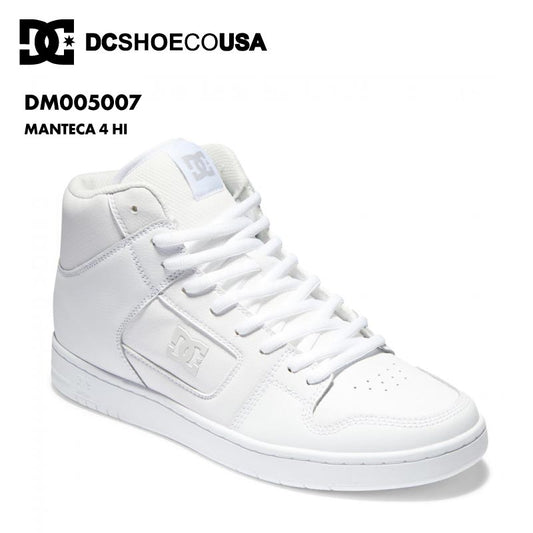 DC SHOES/ディーシー メンズ シューズ 靴 MANTECA 4 HI SPRING 2024 DM005007 ハイカット 無地 シンプル おしゃれ かっこいい メッシュライナー 耐摩耗性 ブランド ロゴ