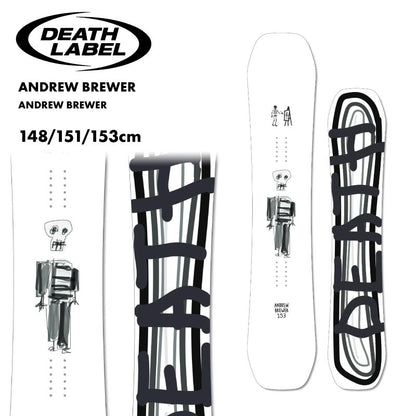 DEATHLABEL/デスレーベル メンズ スノーボード ANDREW BREWER 2024-25SNOW ANDREW BREWER スノボ 板 ブランド おしゃれ 男性用