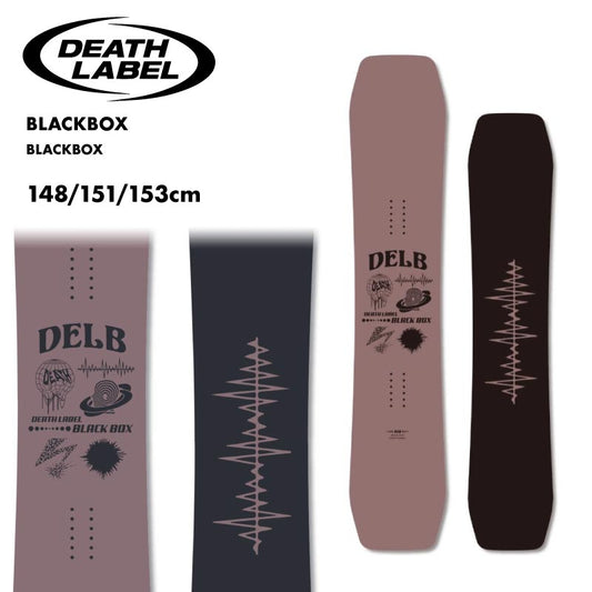 DEATHLABEL/デスレーベル メンズ スノーボード BLACKBOX 2024-25SNOW BLACKBOX スノボ 板 ブランド おしゃれ 男性用