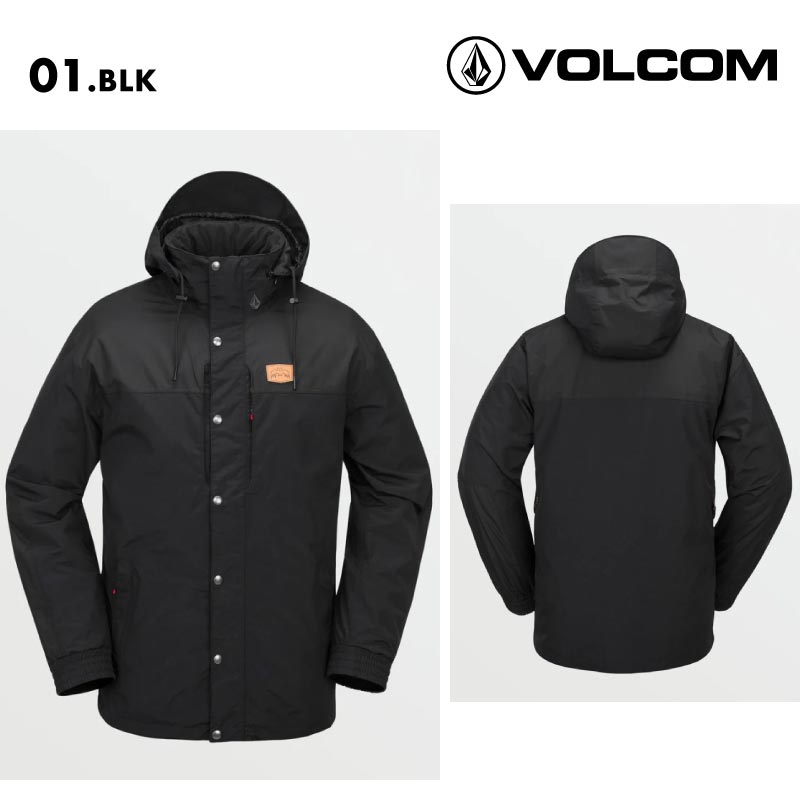 VOLCOM/ボルコム メンズ GORE-TEX スノージャケット LONGO GORE-TEX JACKET 2025 SNOW G0652505 スノーボード スキー ウインタースポーツ 防寒 スノボウェア スキーウェア アウター バギーフィット ゴーグルポケット ノイズポケット 男性用