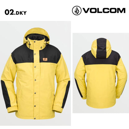 VOLCOM/ボルコム メンズ GORE-TEX スノージャケット LONGO GORE-TEX JACKET 2025 SNOW G0652505 スノーボード スキー ウインタースポーツ 防寒 スノボウェア スキーウェア アウター バギーフィット ゴーグルポケット ノイズポケット 男性用