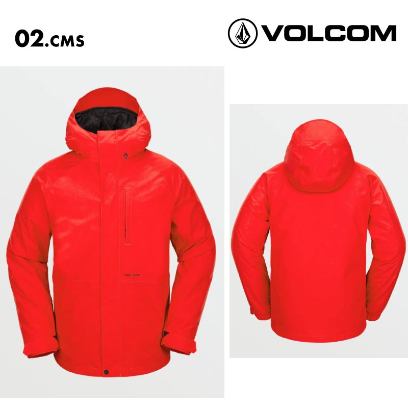 VOLCOM/ボルコム メンズ GORE-TEX スノージャケット DUA GORE-TEX JACKET 2025 SNOW G0652507 スノーボード スキー ウインタースポーツ 防寒 スノボウェア スキーウェア アウター バギーフィット ゴーグルポケット ノイズポケット 男性用