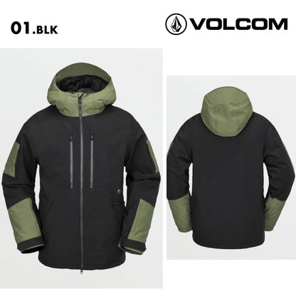 VOLCOM/ボルコム メンズ スノージャケット V.CO WFO JACKET 2025 SNOW G0652510 スノーボード スキー ウインタースポーツ 防寒 スノボウェア スキーウェア アウター バギーフィット 通気性 ノイズポケット 男性用