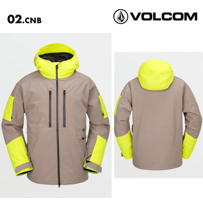 VOLCOM/ボルコム メンズ スノージャケット V.CO WFO JACKET 2025 SNOW G0652510 スノーボード スキー ウインタースポーツ 防寒 スノボウェア スキーウェア アウター バギーフィット 通気性 ノイズポケット 男性用