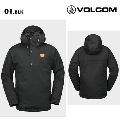 VOLCOM/ボルコム メンズ スノージャケット LONGO 20K PULLOVER 2025 SNOW G0652511 スノーボード スキー ウインタースポーツ 防寒 スノボウェア スキーウェア アウター バギーフィット 通気性 レトロ 男性用