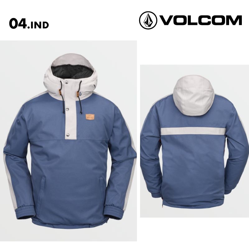 VOLCOM/ボルコム メンズ スノージャケット LONGO 20K PULLOVER 2025 SNOW G0652511 スノーボード スキー ウインタースポーツ 防寒 スノボウェア スキーウェア アウター バギーフィット 通気性 レトロ 男性用