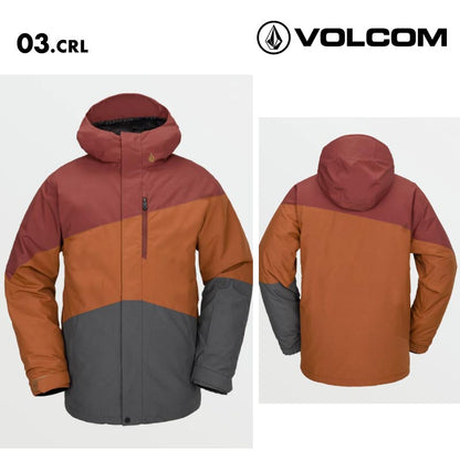 VOLCOM/ボルコム メンズ スノージャケット PRIMRY JACKET 2025 SNOW G0652513 スノーボード スキー ウインタースポーツ 防寒 スノボウェア スキーウェア アウター リラックスフィット 防水加工 メッシュ裏地 男性用