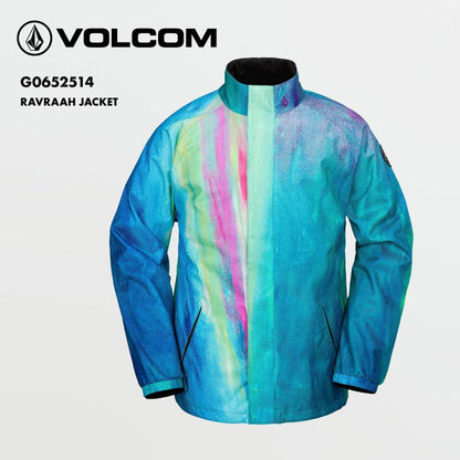 VOLCOM/ボルコム メンズ スノージャケット RAVRAAH JACKET 2025 SNOW G0652514 スノーボード スキー ウインタースポーツ 防寒 スノボウェア スキーウェア アウター バギーフィット ゴーグルポケット クラシックシルエット 男性用