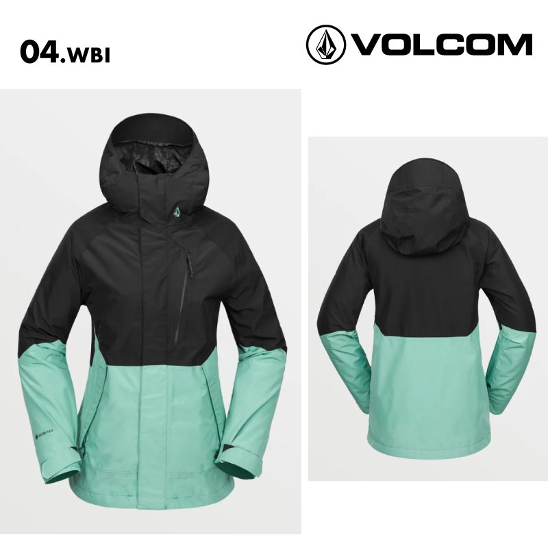 VOLCOM/ボルコム レディース GORE-TEX スノージャケット V.CO ARIS INS GORE JACKET 2025 SNOW H0452505 スノーボード スキー ウインタースポーツ 防寒 スノボウェア スキーウェア アウター リラックスフィット ゴーグルポケット 通気性 女性用