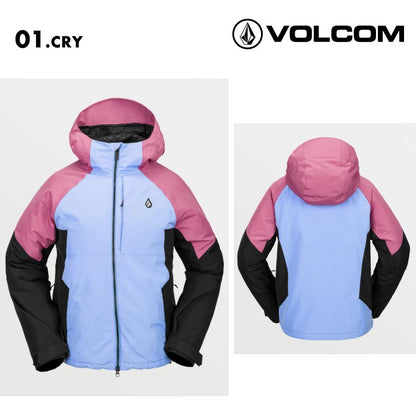 VOLCOM/ボルコム レディース スノージャケット AGATE INS JACKET 2025 SNOW H0452510 スノーボード スキー ウインタースポーツ 防寒 スノボウェア スキーウェア アウター リラックスフィット ゴーグルポケット 断熱材 女性用