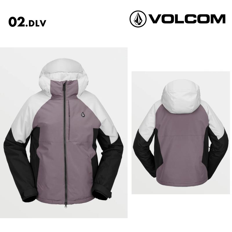 VOLCOM/ボルコム レディース スノージャケット AGATE INS JACKET 2025 SNOW H0452510 スノーボード スキー ウインタースポーツ 防寒 スノボウェア スキーウェア アウター リラックスフィット ゴーグルポケット 断熱材 女性用