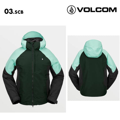 VOLCOM/ボルコム レディース スノージャケット AGATE INS JACKET 2025 SNOW H0452510 スノーボード スキー ウインタースポーツ 防寒 スノボウェア スキーウェア アウター リラックスフィット ゴーグルポケット 断熱材 女性用