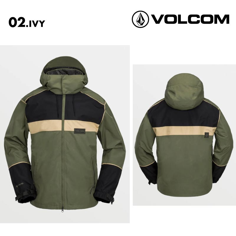 VOLCOM/ボルコム レディース GORE-TEX スノージャケット DLM GORE-TEX JACKET 2025 SNOW H0652501 スノーボード スキー ウインタースポーツ 防寒 スノボウェア スキーウェア アウター バギーフィット ゴーグルポケット フード取り外し可能 女性用