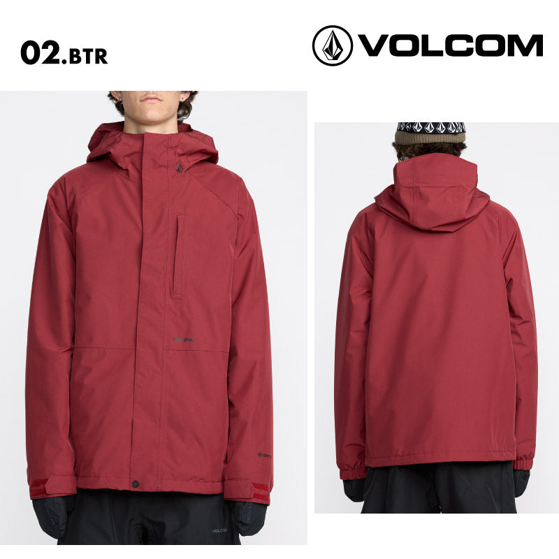 VOLCOM GORE-TEX スノーボードジャケット　ボルドー Mサイズ VOLCOM GORE-TEX スノーボードジャケット 使用1回だけ 【公式通販】