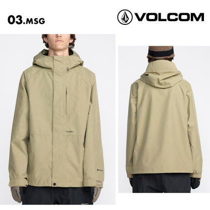 VOLCOM/ボルコム スノーボードウェア メンズ スノージャケット DUA GORE-TEX JACKET 2026 SNOW G0652605 スノーウェア スノボウェア スノーボード スキー ジャケット単品 ゲレンデ 防寒着 アウター ゴアテックス 男性用
