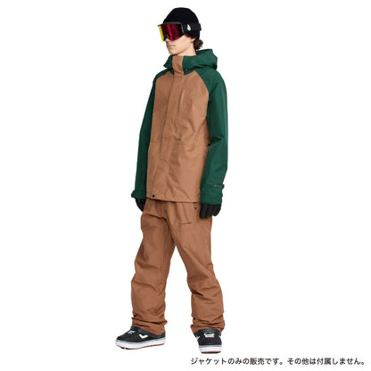 VOLCOM/ボルコム スノーボードウェア メンズ スノージャケット DUA GORE-TEX JACKET 2026 SNOW G0652605 スノーウェア スノボウェア スノーボード スキー ジャケット単品 ゲレンデ 防寒着 アウター ゴアテックス 男性用