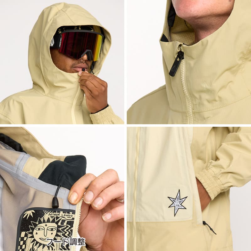 VOLCOM/ボルコム スノーボードウェア メンズ スノージャケット ARTHUR
