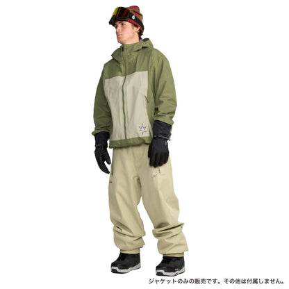 VOLCOM/ボルコム スノーボードウェア メンズ スノージャケット ARTHUR 3L JACKET 2026 SNOW G0652609 スノーウェア スノボウェア スノーボード スキー ジャケット単品 ゲレンデ 防寒着 アウター ブランド 男性用