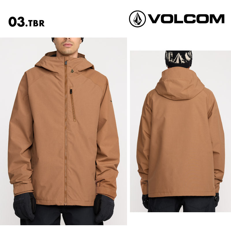 VOLCOM/ボルコム スノーボードウェア メンズ スノージャケット 2836 INS JACKET 2026 SNOW G0452606 スノーウェア スノボウェア スノーボード スキー ジャケット単品 ゲレンデ 防寒着 アウター ブランド 男性用