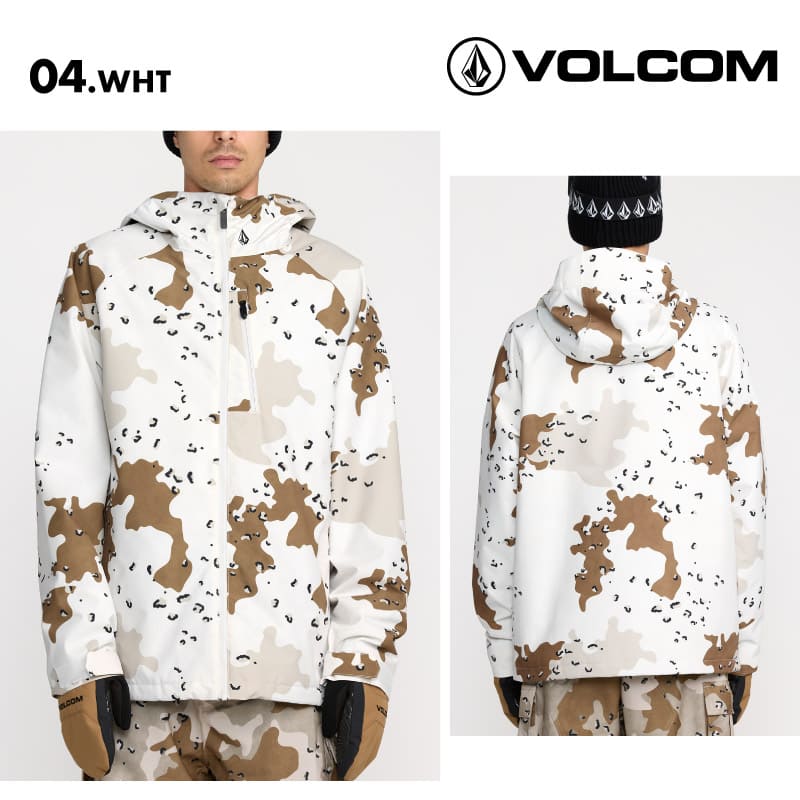 VOLCOM/ボルコム スノーボードウェア メンズ スノージャケット 2836 INS JACKET 2026 SNOW G0452606 スノーウェア スノボウェア スノーボード スキー ジャケット単品 ゲレンデ 防寒着 アウター ブランド 男性用