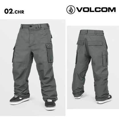 VOLCOM/ボルコム メンズ スノーウェア パンツ NWRK BAGGY PANT 2025 SNOW G1352509 スノーボード スキー ウインタースポーツ 防寒 スノボウェア スキーウェア ボトムス ルーズフィット カーゴポケット ウエストバンド 男性用