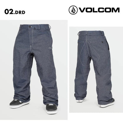 VOLCOM/ボルコム メンズ スノーウェア パンツ SNOW BILLOW PANT 2025 SNOW G1352510 スノーボード スキー ウインタースポーツ 防寒 スノボウェア スキーウェア ボトムス バギーフィット ウエストバンド 防水 男性用