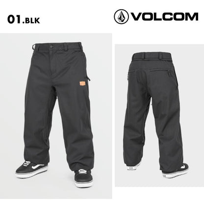 VOLCOM/ボルコム メンズ スノーウェア パンツ ARTHUR 20K PANT 2025 SNOW G1352514 スノーボード スキー ウインタースポーツ 防寒 スノボウェア スキーウェア ボトムス バギーフィット レトロ メッシュ裏地 男性用