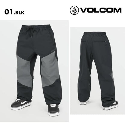 VOLCOM/ボルコム メンズ スノーウェア パンツ NEW SLASHSLAPPER PANT 2025 SNOW G1352516 スノーボード スキー ウインタースポーツ 防寒 スノボウェア スキーウェア ボトムス バギーフィット 伸縮性ウエストバンド 防水 男性用