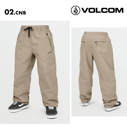 VOLCOM/ボルコム メンズ スノーウェア パンツ NEW SLASHSLAPPER PANT 2025 SNOW G1352516 スノーボード スキー ウインタースポーツ 防寒 スノボウェア スキーウェア ボトムス バギーフィット 伸縮性ウエストバンド 防水 男性用