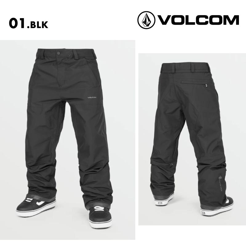 VOLCOM/ボルコム メンズ GORE-TEX スノーパンツ DUA GORE-TEX PANT 2025 SNOW G1352519 スノーボード スキー ウインタースポーツ 防寒 スノボウェア スキーウェア ボトムス ルーズフィット 通気性 メッシュ裏地 男性用