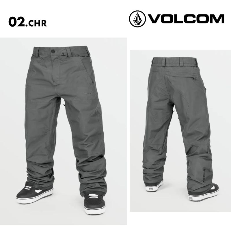 VOLCOM/ボルコム メンズ GORE-TEX スノーパンツ DUA GORE-TEX PANT 2025 SNOW G1352519 スノーボード スキー ウインタースポーツ 防寒 スノボウェア スキーウェア ボトムス ルーズフィット 通気性 メッシュ裏地 男性用