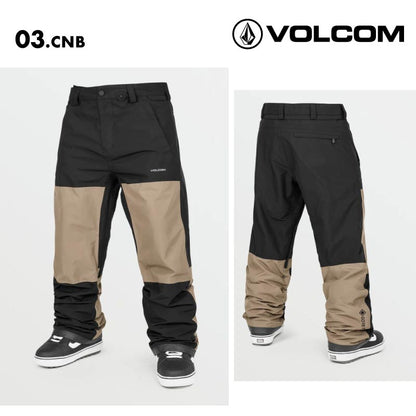 VOLCOM/ボルコム メンズ GORE-TEX スノーパンツ DUA GORE-TEX PANT 2025 SNOW G1352519 スノーボード スキー ウインタースポーツ 防寒 スノボウェア スキーウェア ボトムス ルーズフィット 通気性 メッシュ裏地 男性用